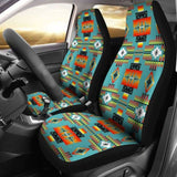 Seven Tribes Teal Car Seat Covers 105905 - YourCarButBetter