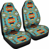 Seven Tribes Teal Car Seat Covers 105905 - YourCarButBetter