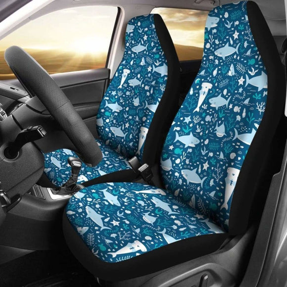 Shark & Other Sea Animals Shark Car Seat Covers 04 102802 - YourCarButBetter