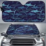 Shark Pattern Car Auto Sun Shades 085424 - YourCarButBetter