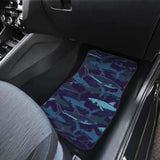 Shark Pattern Front And Back Car Mats 102802 - YourCarButBetter