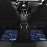 Shark Pattern Front And Back Car Mats 102802 - YourCarButBetter