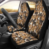 Shetland Sheepdog Full Face Car Seat Covers 221205 - YourCarButBetter