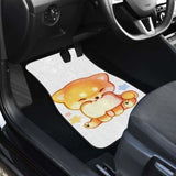 Shiba Inu Smile Dog Chibi Art Animal Car Floor Mats 090629 - YourCarButBetter