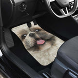 Shih Tzu Dog Car Floor Mats Funny Dog Face 112428 - YourCarButBetter