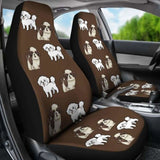 Shih Tzu Maltese Car Seat Cover 112428 - YourCarButBetter