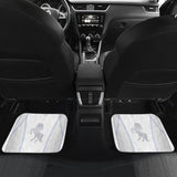 Shine Silver Horse Mustang Metallic Style Printed Amazing Gift Ideas Car Floor Mats 211407 - YourCarButBetter