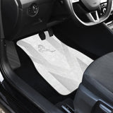 Shine Silver Horse Mustang Metallic Style Printed Car Accessories Car Floor Mats 211407 - YourCarButBetter