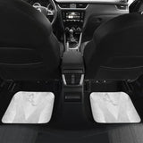 Shine Silver Horse Mustang Metallic Style Printed Car Accessories Car Floor Mats 211407 - YourCarButBetter