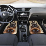 Siamese Cat Car Floor Mats For Cat Lovers 112428 - YourCarButBetter