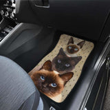 Siamese Cat Car Floor Mats For Cat Lovers 112428 - YourCarButBetter