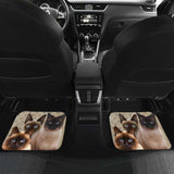 Siamese Cat Car Floor Mats For Cat Lovers 112428 - YourCarButBetter