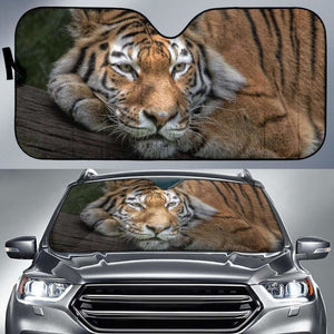 Siberian Tiger Amur Tiger Hd Car Sun Shade 172609 - YourCarButBetter