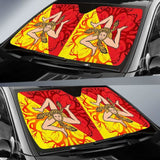 Sicily Flag With Celtic Tree Of Life Auto Sun Shades 104020 - YourCarButBetter