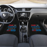 Simple Great One Nation Under God American Flag Car Floor Mats 211703 - YourCarButBetter