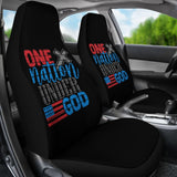 Simple Great One Nation Under God American Flag Car Seat Covers 211703 - YourCarButBetter