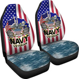 Since 1775 The Sea Is Ours United States Navy Veteran Car Seat Covers 550317 - YourCarButBetter