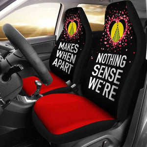 (Sivage) Wallis And Futuna Car Seat Covers Couple Valentine Nothing Make Sense (Set Of Two) 153908 - YourCarButBetter
