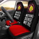 (Sivage) Wallis And Futuna Car Seat Covers Couple Valentine Nothing Make Sense (Set Of Two) 153908 - YourCarButBetter