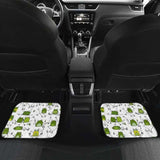 Sketch Funny Frog Pattern Front And Back Car Mats 154230 - YourCarButBetter