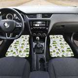 Sketch Funny Frog Pattern Front And Back Car Mats 154230 - YourCarButBetter