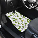 Sketch Funny Frog Pattern Front And Back Car Mats 154230 - YourCarButBetter