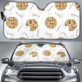 Sketch Style Cookie Pattern Car Auto Sun Shades 103406 - YourCarButBetter