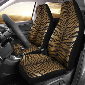 Skin Of Brown Tiger Car Seat Covers 113308 - YourCarButBetter