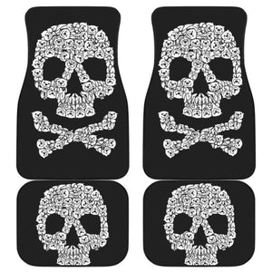 Skull Bears Car Floor Mats 153908 - YourCarButBetter