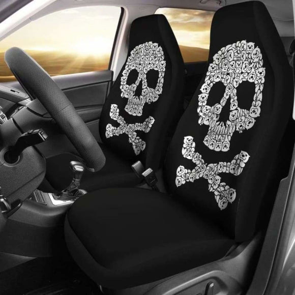Skull Bears Car Seat Covers 153908 - YourCarButBetter