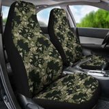 Skull Camouflage Camo Design Car Seat Covers 113208 - YourCarButBetter