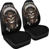 Skull Chief Native American Car Seat Covers 093223 - YourCarButBetter