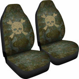 Skull & Crossbones Car Seat Covers (Set of 2) 160905 - YourCarButBetter