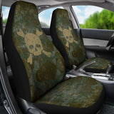 Skull & Crossbones Car Seat Covers (Set of 2) 160905 - YourCarButBetter