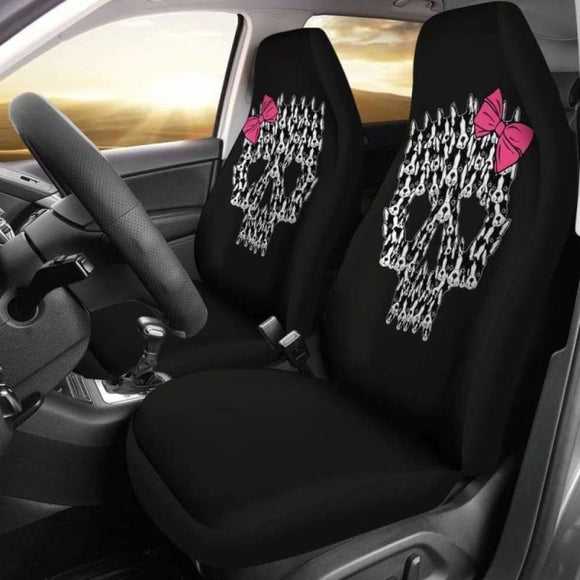 Skull Dogs Car Seat Covers 112428 - YourCarButBetter