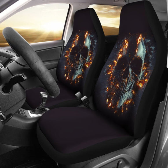 Skull Flare Car Seat Covers 210802 - YourCarButBetter