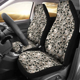Skull Gift 3D Skull Car Seat Covers 093223 - YourCarButBetter