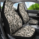 Skull Gift 3D Skull Car Seat Covers 093223 - YourCarButBetter