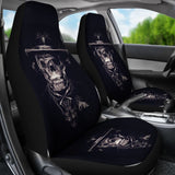 Skull Gift 3D Skull Car Seat Covers 093223 - YourCarButBetter