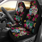 Skull Gift Sugar Skull Car Seat Cover 101819 - YourCarButBetter