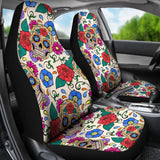 Skull Gift Sugar Skull Car Seat Covers 101819 - YourCarButBetter