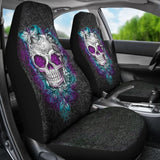 Skull Halloween Car Seat Covers Amazing Gift Ideas 101819 - YourCarButBetter