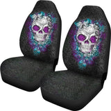 Skull Halloween Car Seat Covers Amazing Gift Ideas 101819 - YourCarButBetter