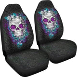 Skull Halloween Car Seat Covers Amazing Gift Ideas 101819 - YourCarButBetter