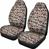 Skull Heart Art Car Seat Covers Amazing Gift Ideas 174914 - YourCarButBetter