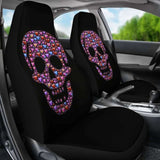 Skull lentines Heart Car Seat Covers Amazing Gift Ideas 174914 - YourCarButBetter