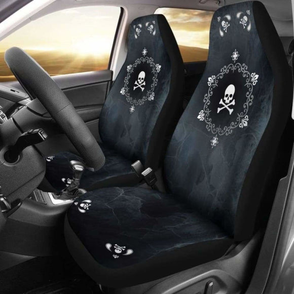 Skullistic Mandala Skulls Car Seat Covers 105905 - YourCarButBetter