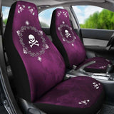 Skullistic Mandala Skulls Pink Car Seat Covers 105905 - YourCarButBetter