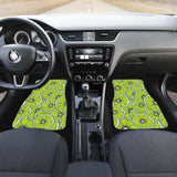 Slices Of Lime Design Pattern Front And Back Car Mats 194013 - YourCarButBetter