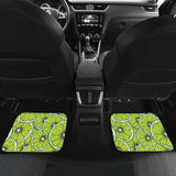 Slices Of Lime Design Pattern Front And Back Car Mats 194013 - YourCarButBetter